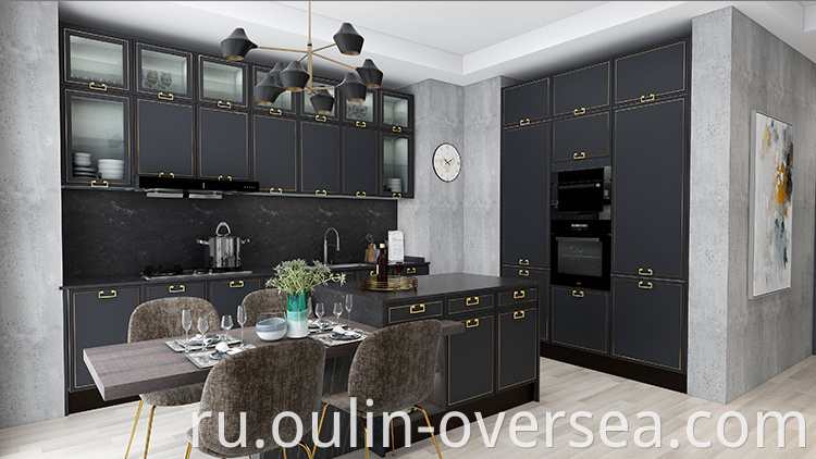 New chinese style light luxury kitchen kitchen cabinets 